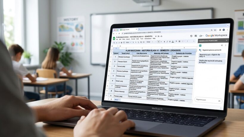 Jak zaplanować cały semestr w arkuszu Google + AI w mniej niż godzinę