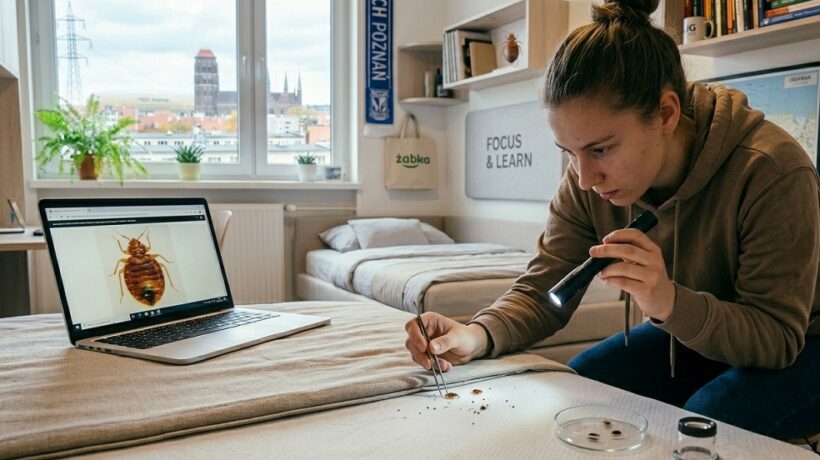 Bed bugs in a student room in Gdansk — how to detect them? (2026/2027 Guide)