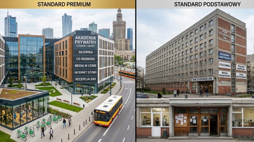 Studia w Warszawie 2026/2027: Akademiki państwowe vs prywatne