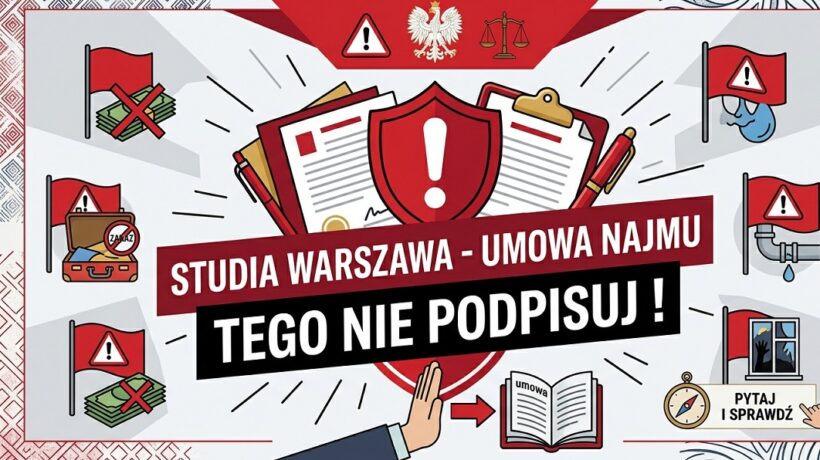 Договір оренди у Варшаві: що не варто підписувати студенту?