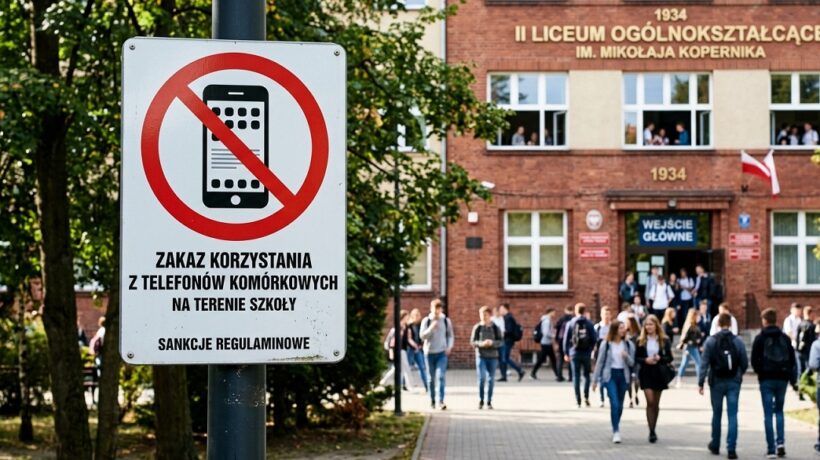 Zakaz telefonów w szkole od września 2026 – Regulamin