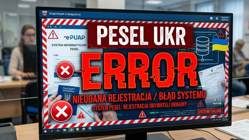 Błąd w systemie PESEL dla Ukraińców – dlaczego dane zniknęły i jak je przywrócić?